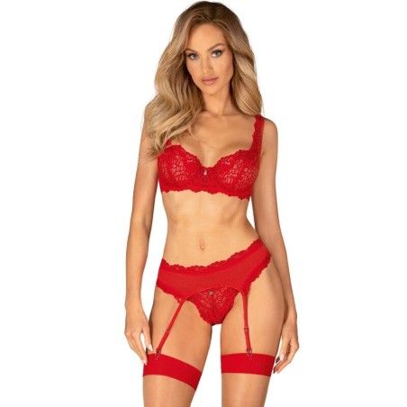 OBSESSIVE - AMOR CHERRIS SET 3 PIECES S/M