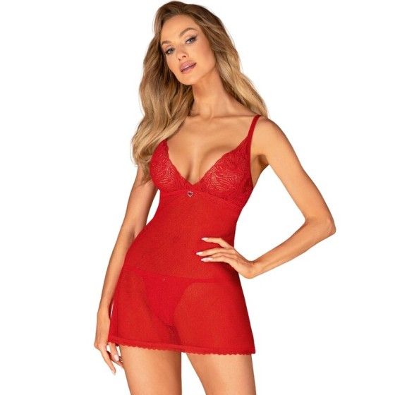 OBSESSIVE - CHILISA BABYDOLL Y THONG XS/S * OBSESSIVE LAST CHANCE * - 1