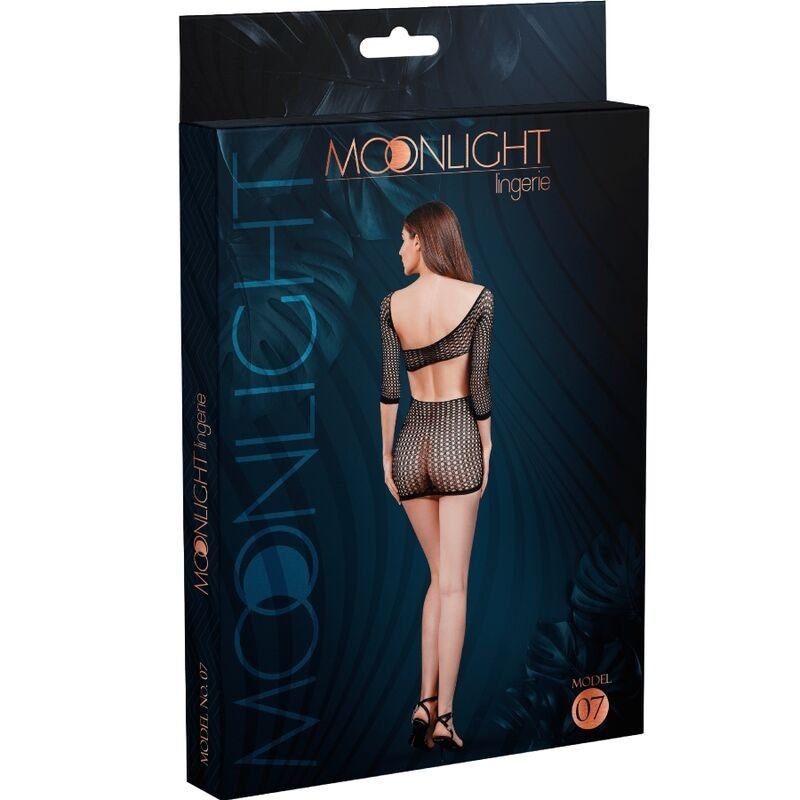 MOONLIGHT - MODEL 7 NET DRESS BLACK ONE SIZE MOONLIGHT - 1