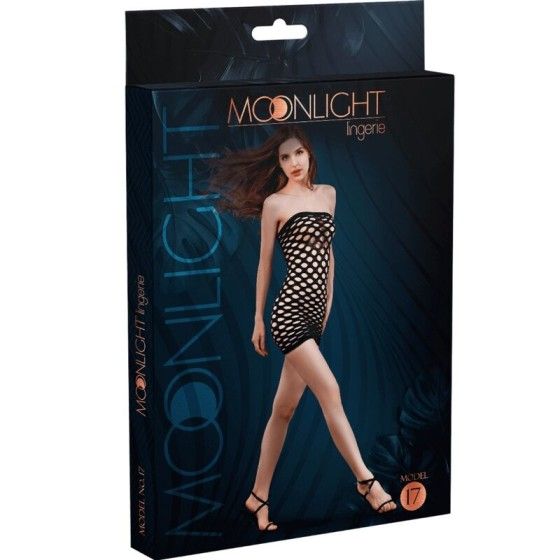 MOONLIGHT - MODEL 17 MESH DRESS BLACK ONE SIZE MOONLIGHT - 1