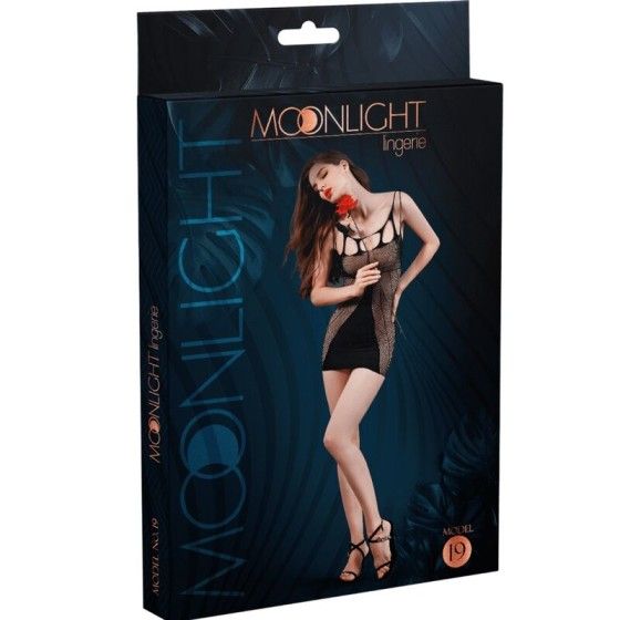 MOONLIGHT - MODEL 19 DRESS BLACK ONE SIZE MOONLIGHT - 1