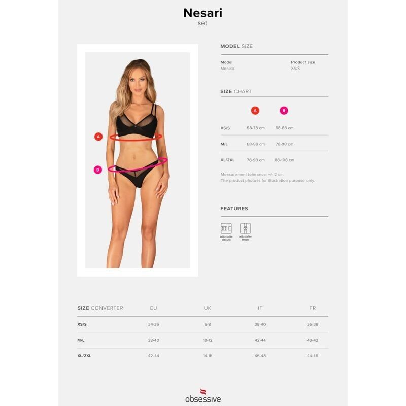 OBSESSIVE - NESARI SET TWO PIECES XS/S OBSESSIVE SETS - 7