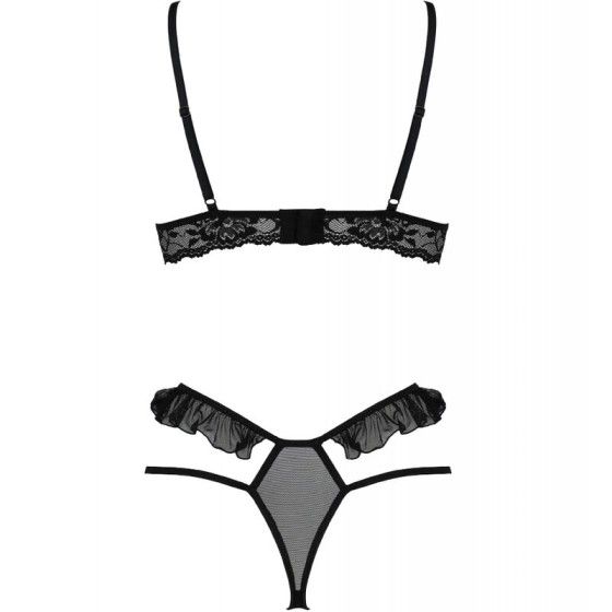 PASSION - DOLLY SET TWO PIECES BLACK S/M PASSION WOMAN SETS - 4