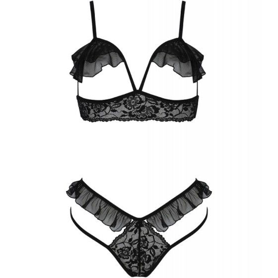 PASSION - DOLLY SET TWO PIECES BLACK L/XL PASSION WOMAN SETS - 3