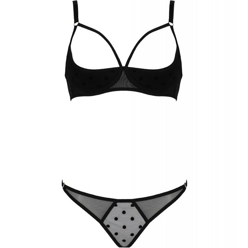 PASSION - MARINA SET TWO PIECES BLACK L/XL PASSION WOMAN SETS - 3