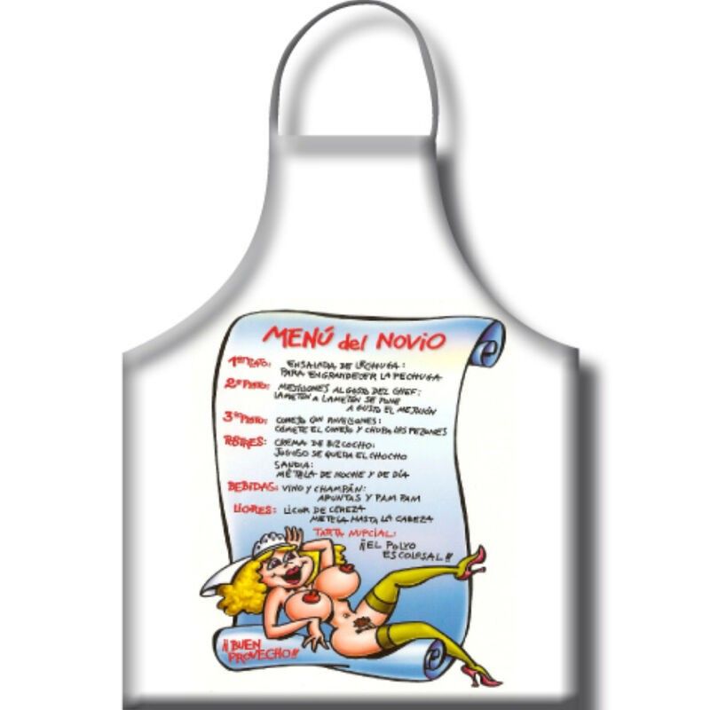 DIABLO PICANTE - BOYFRIEND MENU APRON SPANISH TEXT DIABLO PICANTE - 1