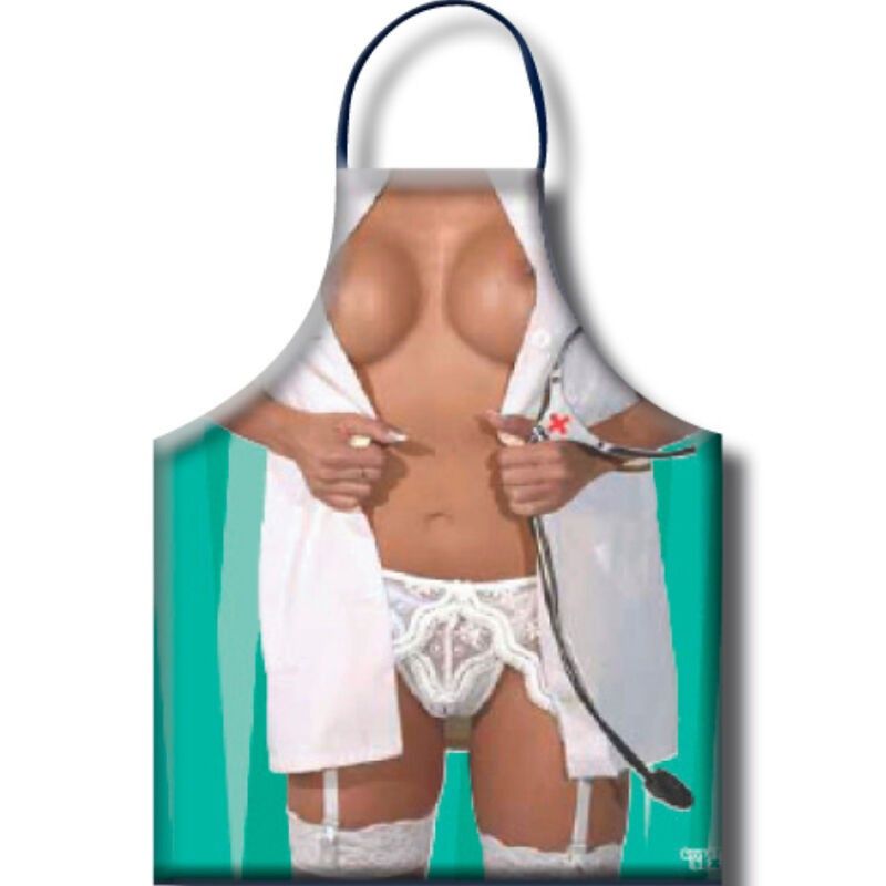 DIABLO PICANTE - WOMENS NURSE APRON DIABLO PICANTE - 1