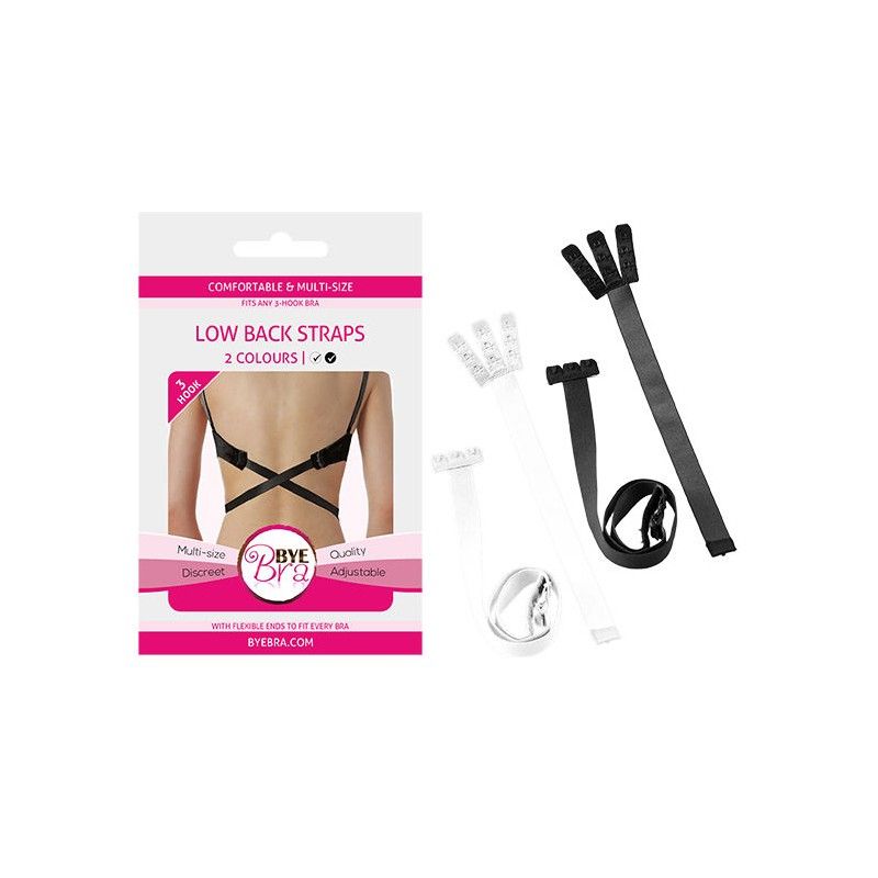 BYE-BRA - OPEN BACK BRA ADAPTER BLACK & WHITE BYE BRA - ACCESSORIES - 4