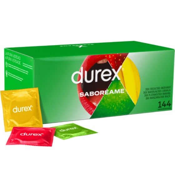 DUREX - PLEASURE FRUITS 144 UNITS DUREX CONDOMS - 1