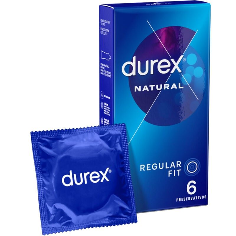 DUREX - NATURAL CLASSIC 6 UNITS DUREX CONDOMS - 1