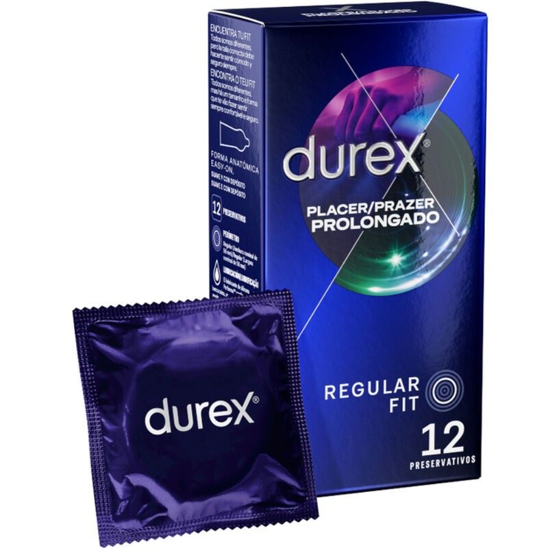 DUREX - PLEASURE PROLONGED DELAYED 12 UNITS DUREX CONDOMS - 1