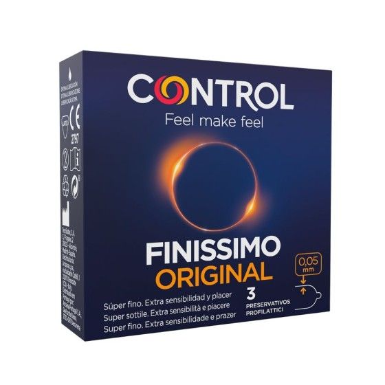 CONTROL - FINISSIMO CONDOMS 3 UNITS CONTROL CONDOMS - 1