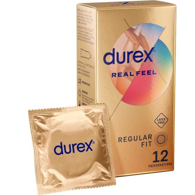 DUREX - REAL FEEL 12 UNITS DUREX CONDOMS - 1