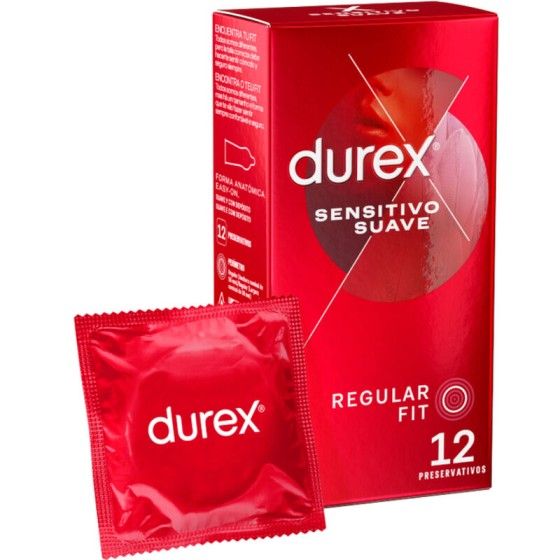 DUREX - SOFT AND SENSITIVE 12 UNITS DUREX CONDOMS - 1