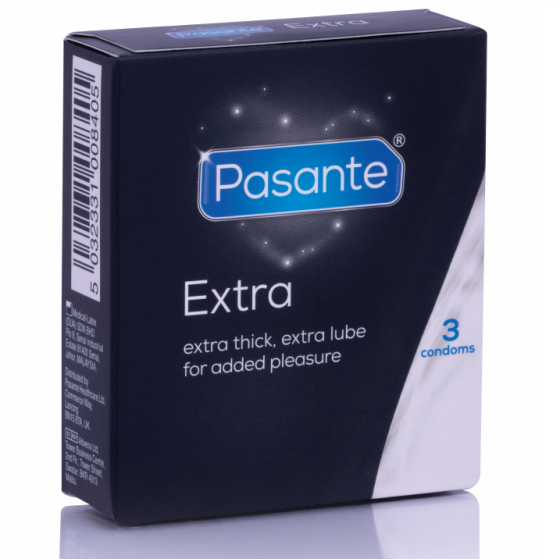 PASANTE - EXTRA CONDOM EXTRA THICK 3 UNITS PASANTE - 1