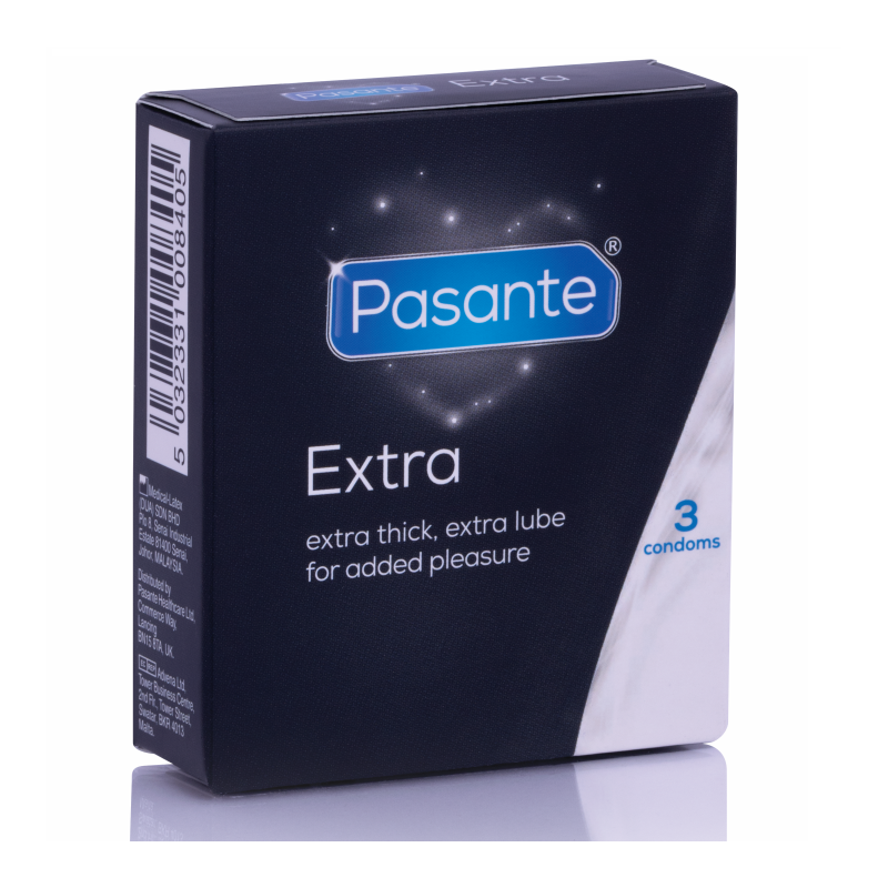 PASANTE - EXTRA CONDOM EXTRA THICK 3 UNITS PASANTE - 1