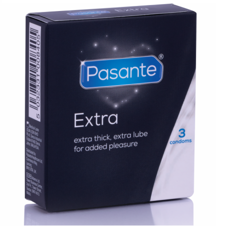 PASANTE - EXTRA CONDOM EXTRA THICK 3 UNITS