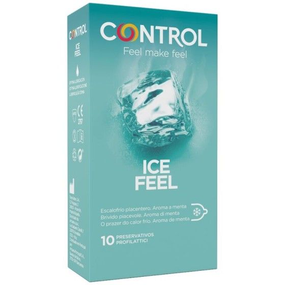 CONTROL - ICE FEEL COOL EFFECT 10 UNITS CONTROL CONDOMS - 1
