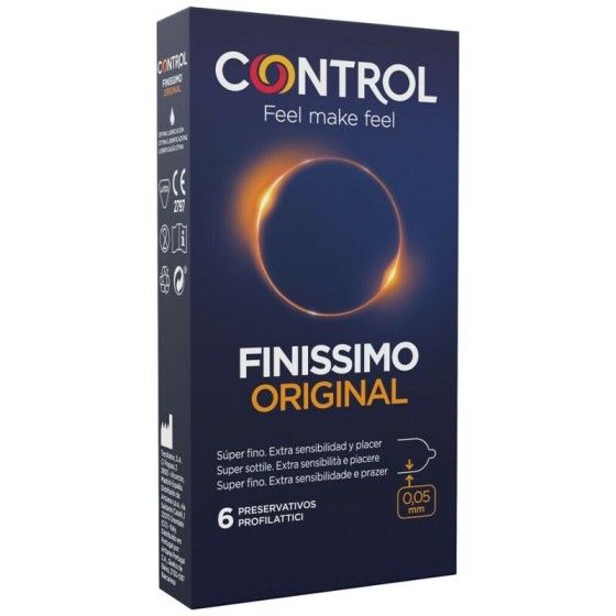 CONTROL - FINISSIMO ORIGINAL 6 UNITS CONTROL CONDOMS - 1