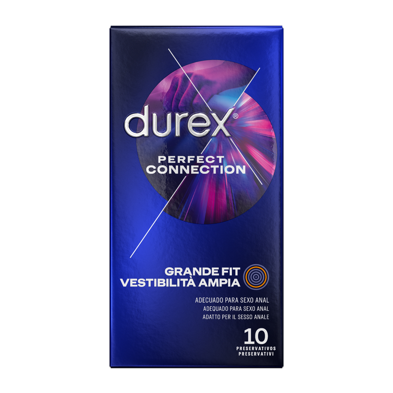 DUREX - PERFECT CONNECTION SILICONE EXTRA LUBRIFICATION 10 UNITS DUREX CONDOMS - 2