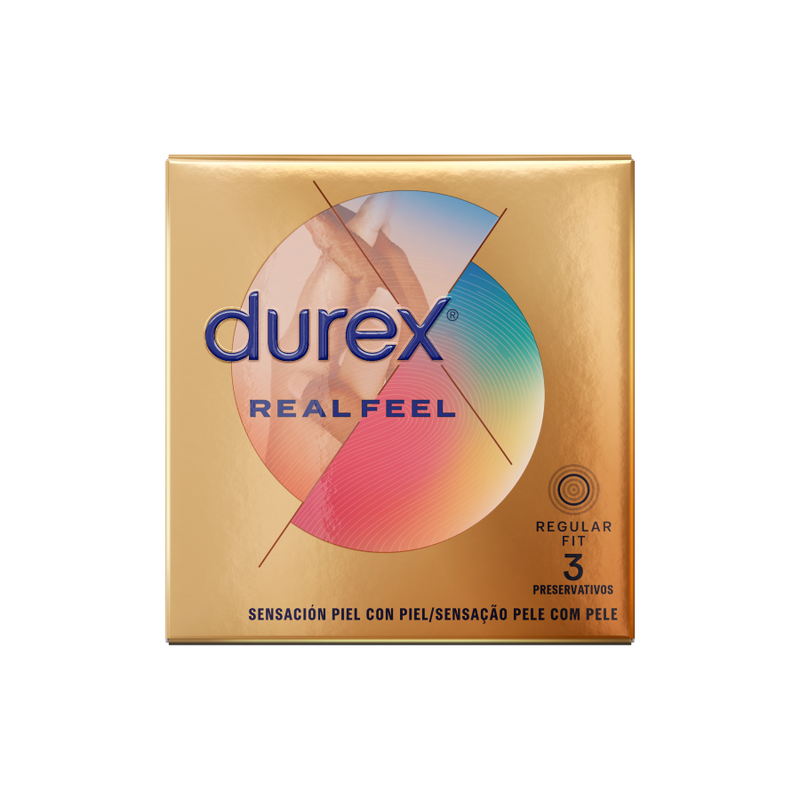 DUREX - REAL FEEL CONDOMS 3 UNITS DUREX CONDOMS - 2