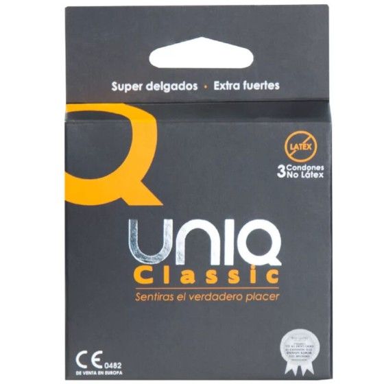 UNIQ - CLASSIC LATEX FREE CONDOMS 3 UNITS UNIQ - 1