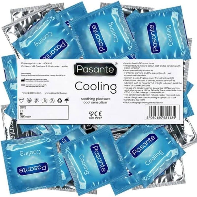 PASANTE - CONDOMS COOLING EFFECT BAG 144 UNITS PASANTE - 3