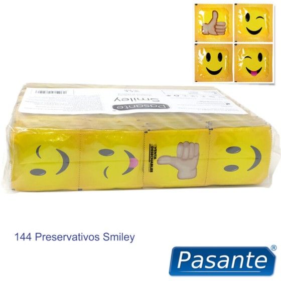 PASANTE - CONDOMS SMILEY BAG 144 UNITS PASANTE - 3