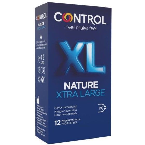 CONTROL - ADAPTA NATURE XL CONDOMS 12 UNITS CONTROL CONDOMS - 1