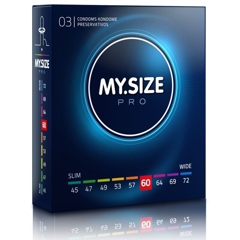 MY SIZE - PRO CONDOMS 60 MM 3 UNITS MY SIZE PRO - 1