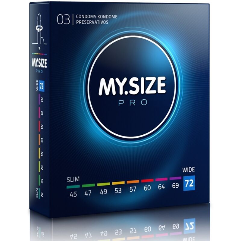 MY SIZE - PRO CONDOMS 72 MM 3 UNITS MY SIZE PRO - 1