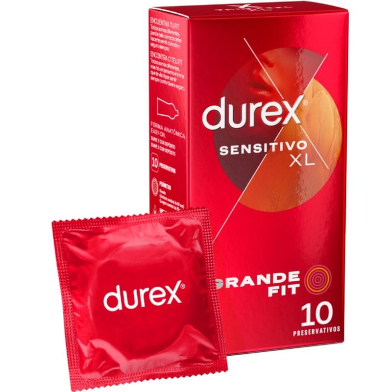 DUREX - SENSITIVE XL CONDOMS 10 UNITS DUREX CONDOMS - 1