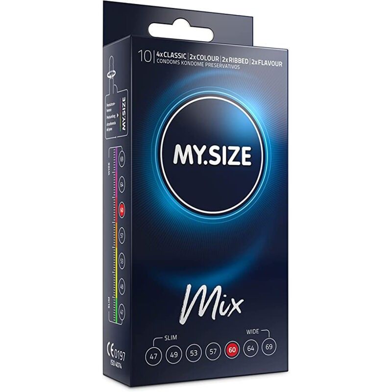 MY SIZE - MIX CONDOMS 60 MM 10 UNITS MY SIZE MIX - 1