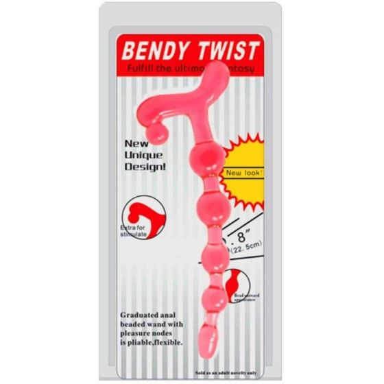 BAILE - BENDY TWIST RED ANAL BALLS BAILE ANAL - 4