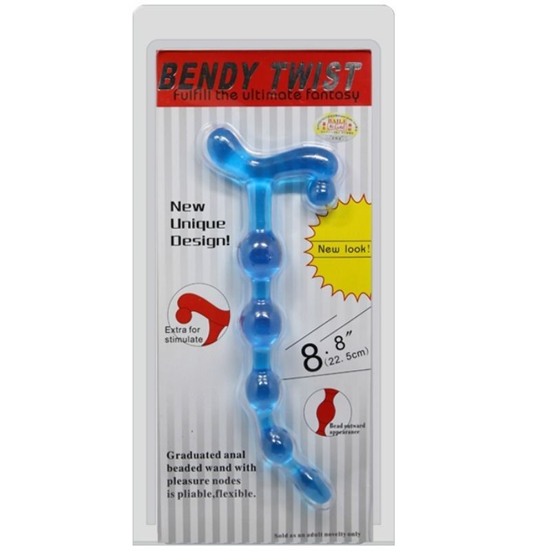 BAILE - BENDY TWIST BLUE ANAL BALLS BAILE ANAL - 2