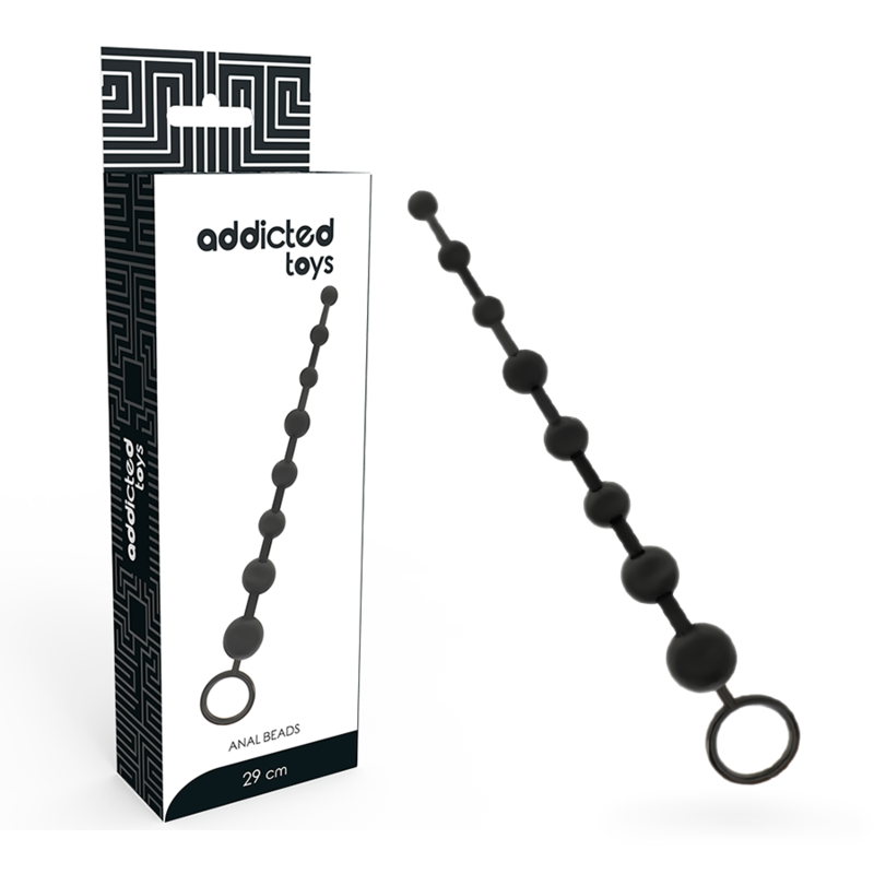 ADDICTED TOYS - ANAL BEADS 29 CM BLACK ADDICTED TOYS - 1