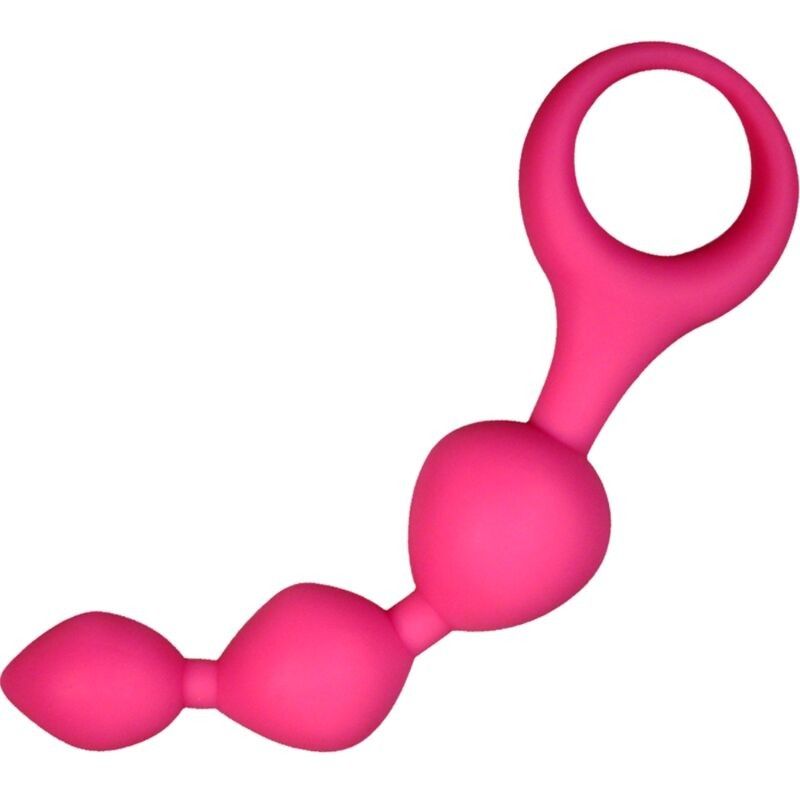 ALIVE - TRIBALL PINK SILICONE ANAL BALLS 15 CM ALIVE - 1