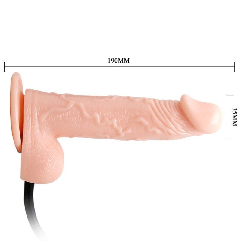 DANCE - REALISTIC INFLATABLE DILDO WITH SUCTION CUP 15 CM BAILE STIMULATING - 3
