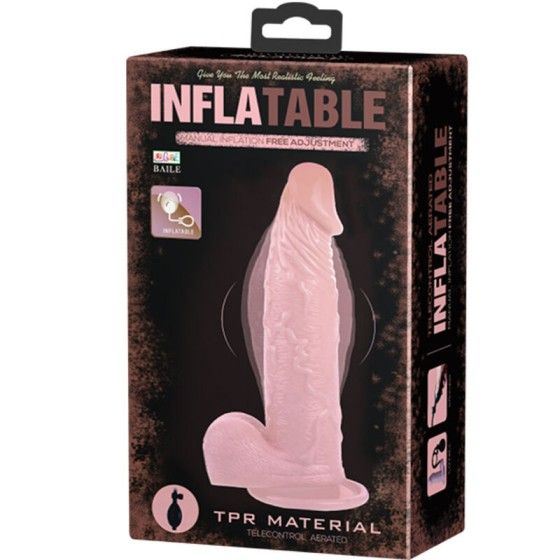 DANCE - REALISTIC INFLATABLE DILDO WITH SUCTION CUP 15 CM BAILE STIMULATING - 6