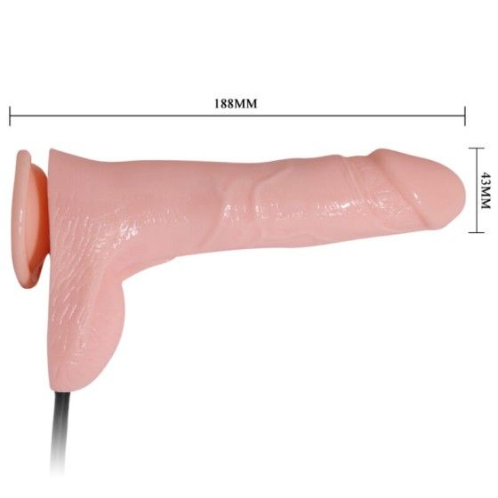 BAILE - INFLATABLE REALISTIC DILDO WITH SUCTION CUP 15 CM BAILE DILDOS - 3