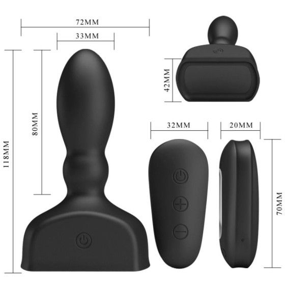 PRETTY LOVE - MARRIEL PROSTATIC VIBRATOR AND INFLATABLE PRETTY LOVE BOTTOM - 5