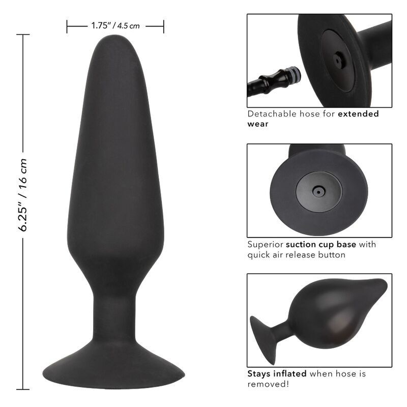 CALIFORNIA EXOTICS - XL SILICONE INFLATABLE PLUG CALIFORNIA EXOTICS - 7