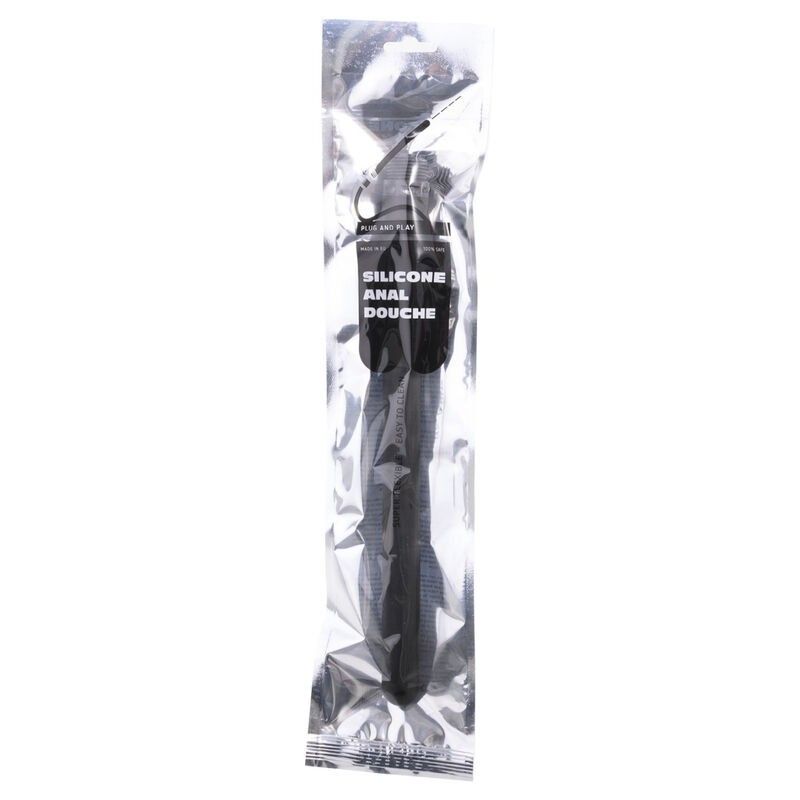 ALL BLACK - SHOWER ANAL HINCHABLE SILICONE 27 CM ALL BLACK - 2