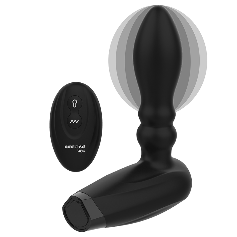 ADDICTED TOYS - INFLATABLE REMOTE CONTROL PLUG - 10 MODES OF VIBRATION ADDICTED TOYS - 2