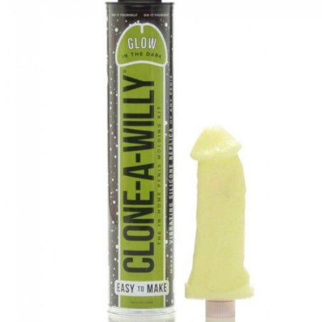 CLONE A WILLY - LUMINESCENT GREEN PENIS CLONER WITH VIBRATOR