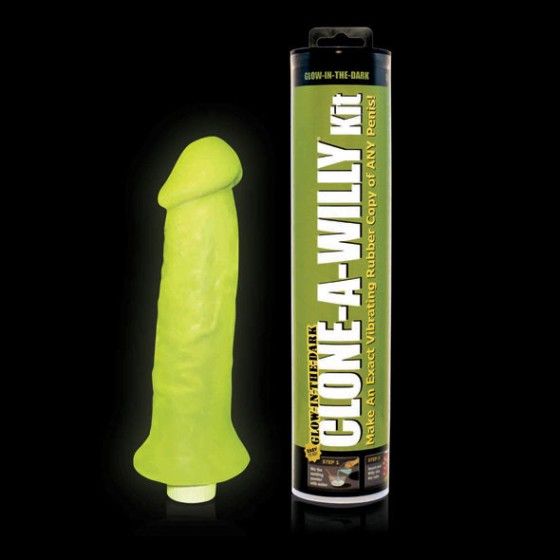 CLONE A WILLY - LUMINESCENT GREEN PENIS CLONER WITH VIBRATOR CLONA-WILLY - 3