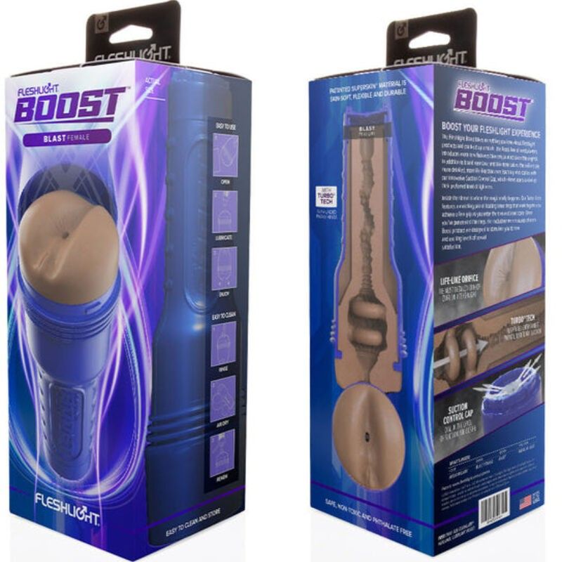 FLESHLIGTH BOOST - ANO BLAST FEMALE MASTURBADOR MD FLESH RP FLESHLIGHT BOOST - 4