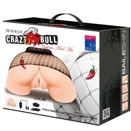 CRAZY BULL - VAGINA AND ANUS WITH REALISTIC MESH WITH VIBRATION CRAZY BULL - 11