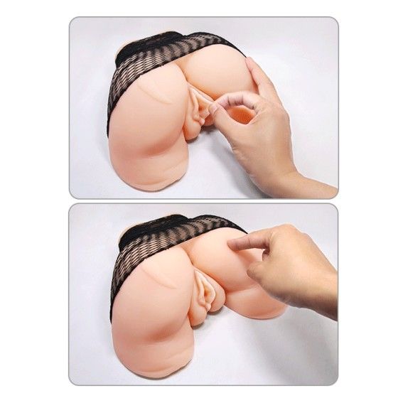 CRAZY BULL - VAGINA AND ANUS WITH REALISTIC MESH WITH VIBRATION CRAZY BULL - 13