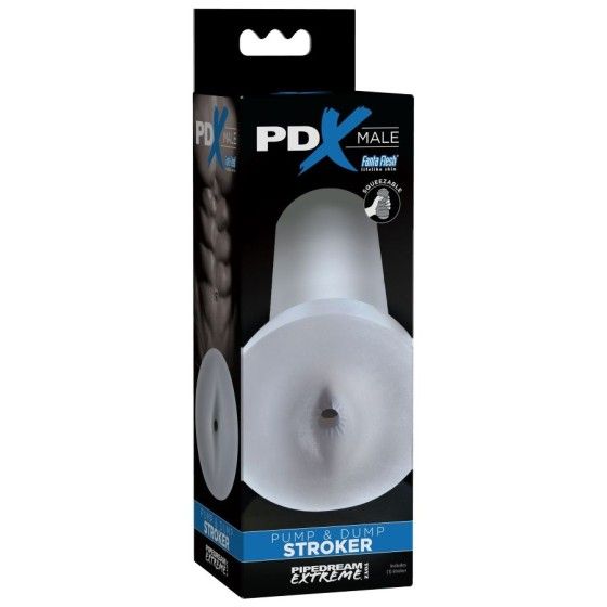 PDX MALE - PUMP AND DUMP STROKER - CLEAR PDX MALE - 2